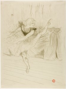 ミス・アイダ・ヒース、イングリッシュ・ダンサー 作： Henri de Toulouse-Lautrec