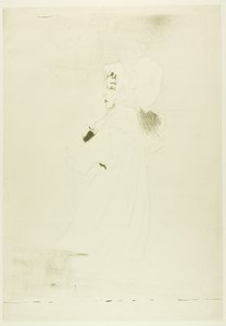 ミス・メイ・ベルフォール（大皿） 作： Henri de Toulouse-Lautrec