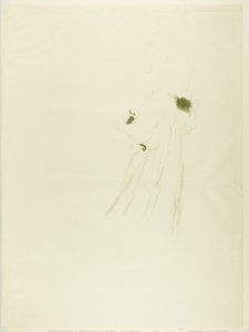 ミス・メイ・ベルフォール（大皿） 作： Henri de Toulouse-Lautrec