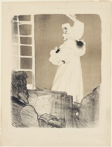 ミス・メイ・ベルフォール（大皿） 作： Henri de Toulouse-Lautrec