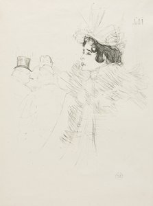ミス・メイ・ベルフォート 作： Henri de Toulouse-Lautrec