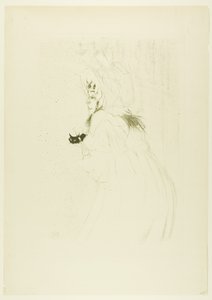 お辞儀をするミス・メイ・ベルフォート 作： Henri de Toulouse-Lautrec