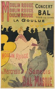 ムーラン・ルージュ、ラ・グール 作： Henri de Toulouse-Lautrec