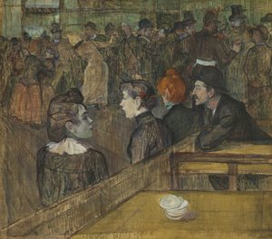 ムーランドラガレット 作： Henri de Toulouse Lautrec