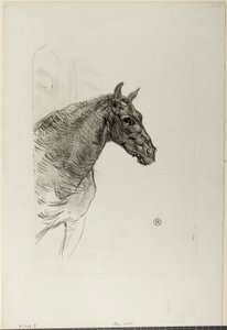 ポニーのフィリバート 作： Henri de Toulouse-Lautrec