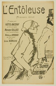 哀れなストリートウォーカー！ 作： Henri de Toulouse-Lautrec