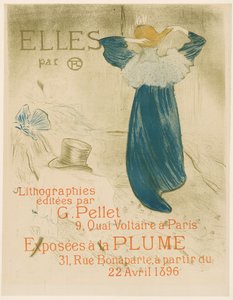 Ellesのポスター 作： Henri de Toulouse-Lautrec