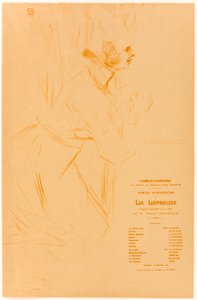 ラ・レプリーズ』プログラム 作： Henri de Toulouse-Lautrec