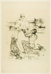 プロポーズ（一皿目） 作： Henri de Toulouse-Lautrec