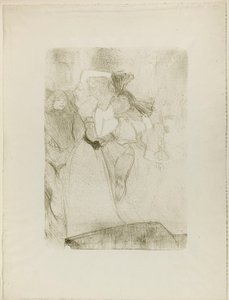 キルペリクでボレロを踊る貸し手の背面図 作： Henri de Toulouse-Lautrec