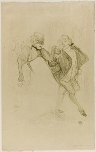 レジャンとガリポー、マダム・サン・ジェネ 作： Henri de Toulouse-Lautrec