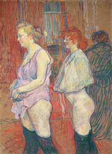 Rue des Moulins 作： Henri de Toulouse Lautrec