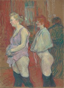 ムーラン通り、1894年 作： Henri de Toulouse-Lautrec