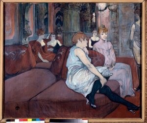 ムーラン通りのサロン 作： Henri de Toulouse Lautrec
