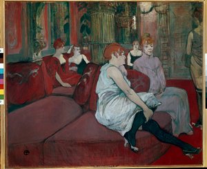 ムーラン通りのサロン 作： Henri de Toulouse Lautrec