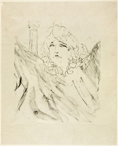 Treize Lithographys の Sarah Bernhardt 作： Henri de Toulouse-Lautrec