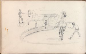 スケッチブック、1880年 作： Henri de Toulouse-Lautrec