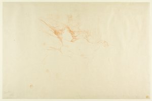 寝る 作： Henri de Toulouse-Lautrec