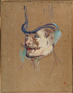 ムーラン・ルージュのイギリス人』の習作 作： Henri de Toulouse-Lautrec