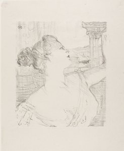 シビル・サンダーソン、トレイズ・リトグラフより 作： Henri de Toulouse-Lautrec