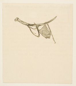 シナイの麓でのテイルピース 作： Henri de Toulouse-Lautrec