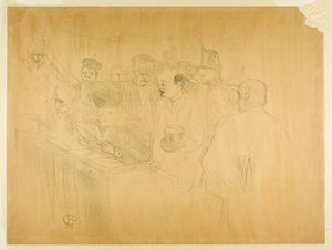 アートン裁判（三枚目） 作： Henri de Toulouse-Lautrec