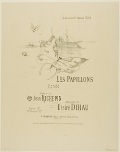 蝶々、デジレ・ディオーのメロディーより 作： Henri de Toulouse-Lautrec
