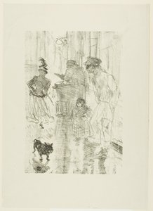 栗の売り子 作： Henri de Toulouse-Lautrec