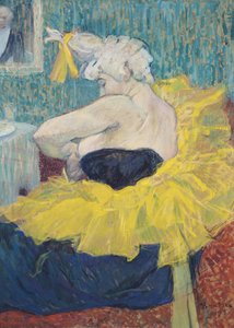 チュチュのクロウネスチャウカオ 作： Henri de Toulouse Lautrec