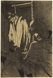 絞首刑の男 作： Henri de Toulouse-Lautrec