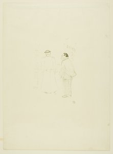 Jourdan and Brown の主任セールスマン 作： Henri de Toulouse-Lautrec