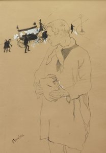 最後の敬意 作： Henri de Toulouse Lautrec