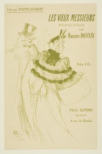 ザ オールド ジェントルメン 作： Henri de Toulouse-Lautrec