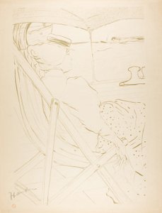 キャビン54の乗客—クルーズ 作： Henri de Toulouse-Lautrec