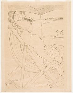 54の乗客 作： Henri de Toulouse-Lautrec