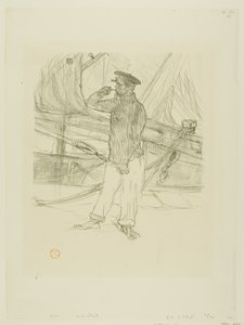 デジレ・ディオーのメロディーズより「ニシンの燻製」 作： Henri de Toulouse-Lautrec
