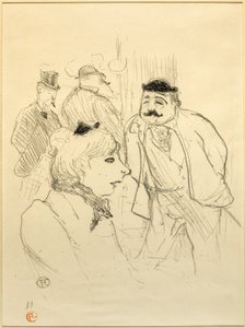 ストーク - ムーラン・ルージュ 作： Henri de Toulouse-Lautrec