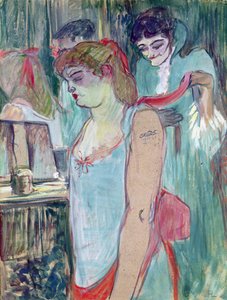 入れ墨された女性またはトイレ 作： Henri de Toulouse Lautrec