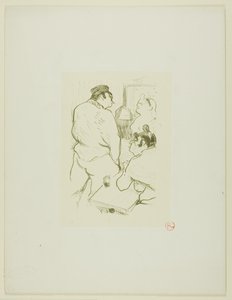 グルネルの恐怖 作： Henri de Toulouse-Lautrec