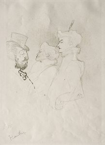 なぜだめですか？ 一度は習慣にならない 作： Henri de Toulouse-Lautrec