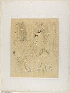 イヴェット・ギルバート—メニルモンタン・ド・ブリュアン、『イヴェット・ギルバート』より 作： Henri de Toulouse-Lautrec