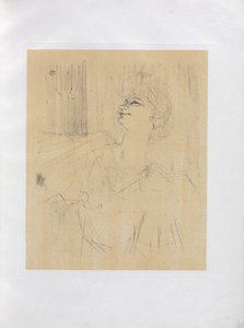 Yvette Guilbert-English シリーズ: メニルモンタン ド ブリュアン 作： Henri de Toulouse-Lautrec
