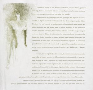 イヴェット・ギルバート＝フレンチシリーズ：No.3 作： Henri de Toulouse-Lautrec