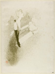 イヴェット・ギルバート 作： Henri de Toulouse-Lautrec