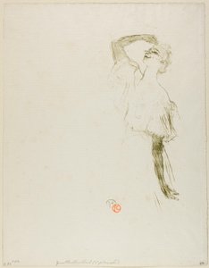 イヴェット・ギルバート 作： Henri de Toulouse-Lautrec