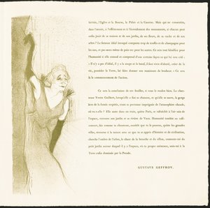 イヴェット・ギルバート 作： Henri de Toulouse-Lautrec