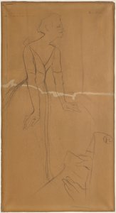 イヴェット・ギルバート 作： Henri de Toulouse-Lautrec