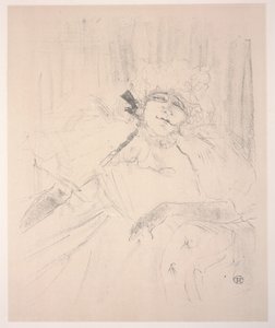 イヴェット・ギルベール 作： Henri de Toulouse Lautrec