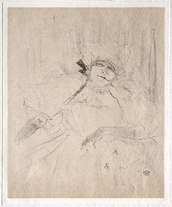 イヴェット・ギルバート：古い歌 作： Henri de Toulouse-Lautrec