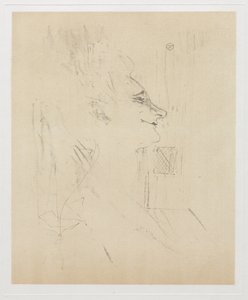酩酊状態のイヴェット・ギルバート 作： Henri de Toulouse-Lautrec